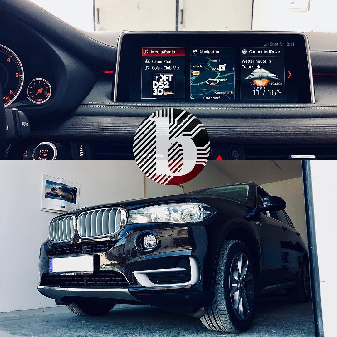 BMW F15 X5 Nachrüstung original BMW Navigationssystem Professional ID6 mit vollständiger Integration der gebuchten Connected Driv…